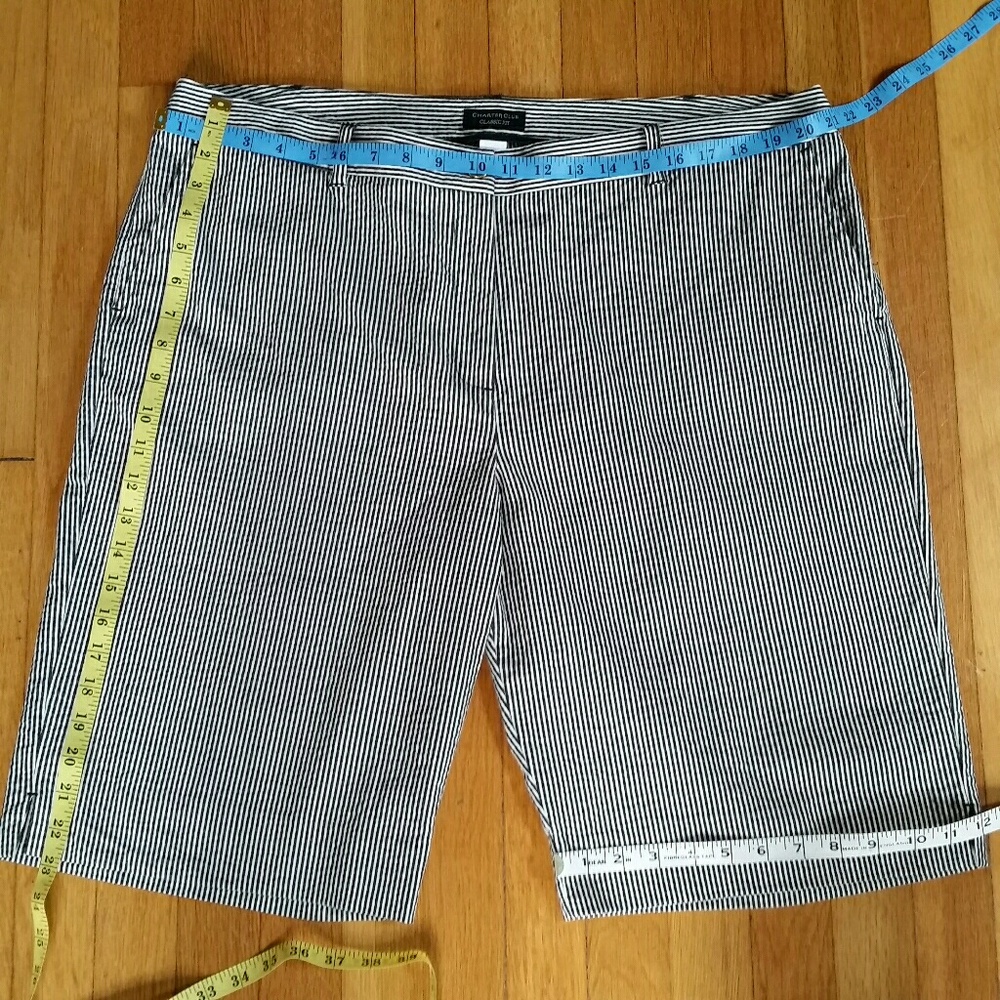 Charter Club seersucker shorts, size 18
